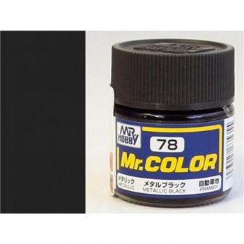 Mr Color Metal Black C-078